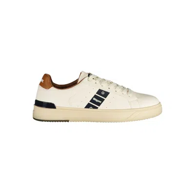 Blauer Polyester Men's Sneaker In White