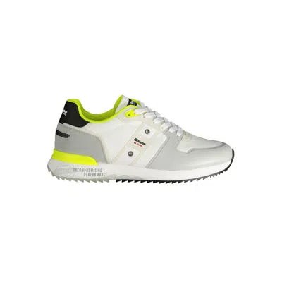 Blauer Hoxie 02 Panelled Sneakers In White