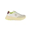 Blauer White Polyester Sneaker In White