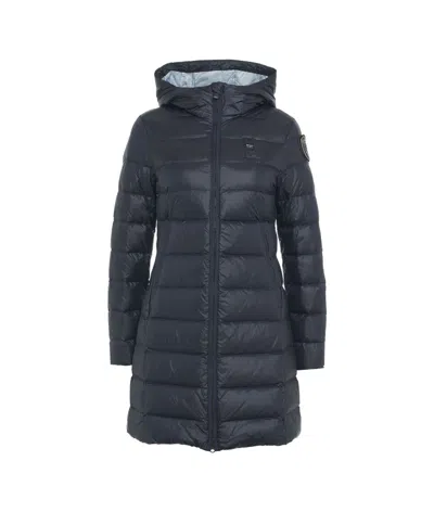 Blauer Quilted Down Coat In Blue