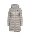 Blauer Quilted Down Coat In Silver