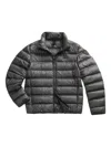 Blauer Quilted High-neck Jacket In Gray