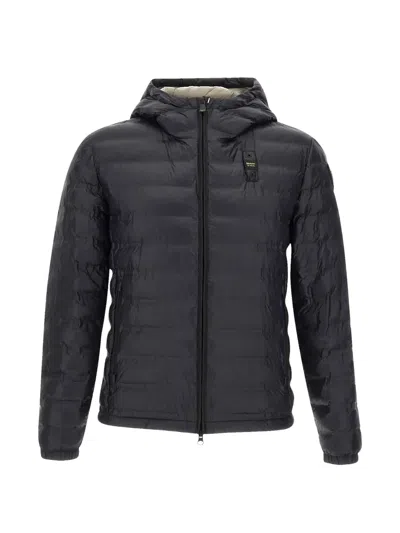 Blauer Quilted Hooded Down Jackets In Multi