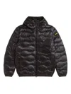 Blauer Quilted-pattern Padded Jacket In Black