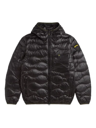 BLAUER QUILTED HOODED JACKET