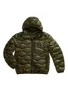 Blauer Wave Wave Padded Feather In Green