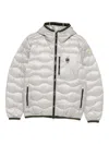 Blauer Quilted Hooded Jacket In White