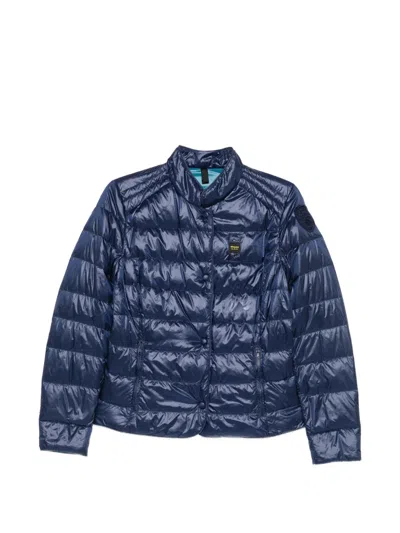 Blauer Quilted Padded Jacket In Blue