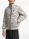 Blauer Quilted Padded Jacket In Gray
