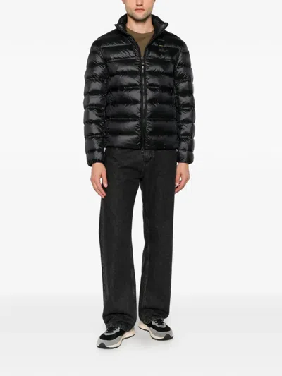 Blauer Quilted Puffer Jacket In Black