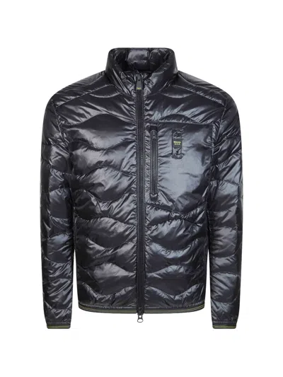 Blauer Quilted Puffer Jacket In Blue