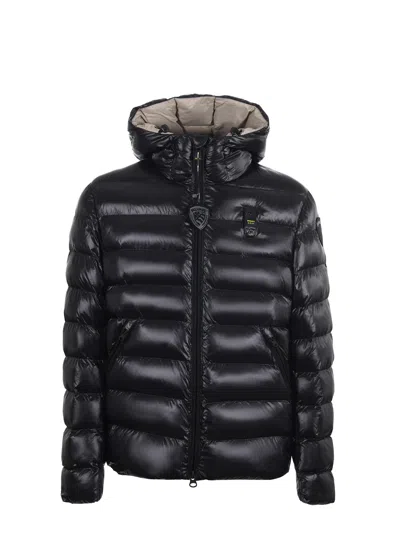 BLAUER BLAUER QUILTED RIPSTOP NYLON JACKET