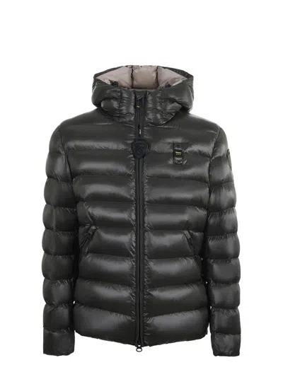 BLAUER BLAUER QUILTED RIPSTOP NYLON JACKET