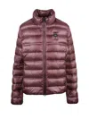 Blauer Red Quilted Polyamide Down Jacket In Pink