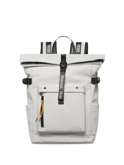 Blauer Roll-top Backpack
