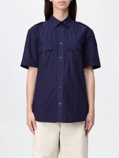 Blauer Shirt  Woman Color Blue