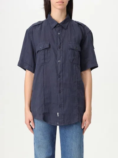 Blauer Shirt  Woman Color Blue