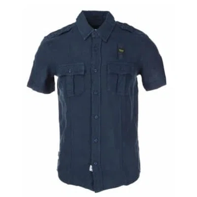 Blauer Shirt For Man 24sblus02034 006780 888 In Blue