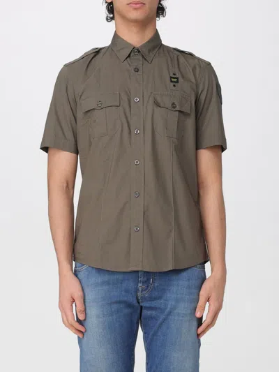 Blauer シャツ  メンズ カラー グリーン In Green