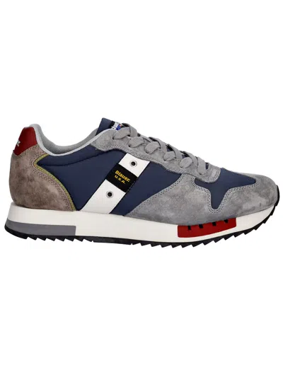 Blauer Shoes Man Navy-brown In Gray