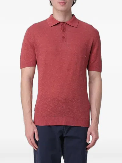 Blauer Short-sleeve Polo Shirt In Red