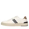 Blauer Sneakers In White