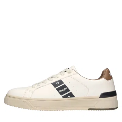 Blauer Sneakers In Bianco Neutri