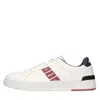 Blauer Sneakers In White