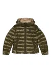Blauer Striped Jacket Charme Bambina  In Green