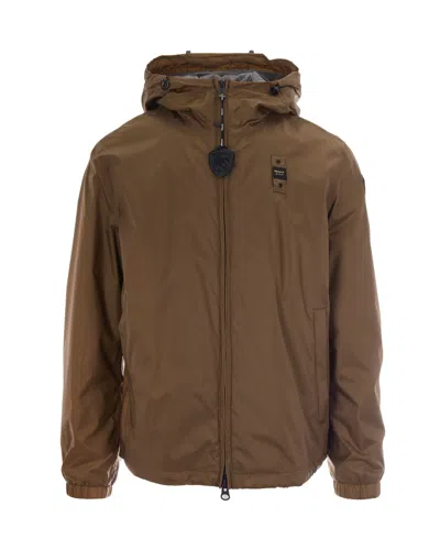 Blauer Stylish Men's Classic Coat In Brown