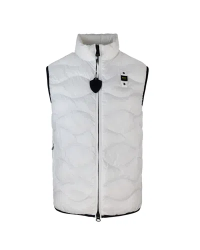 Blauer Stylish Minimalist Jacket For Men In White