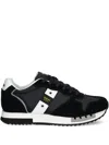 Blauer Black Polyester Men Sneaker In Black