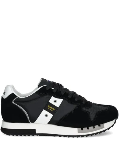 BLAUER SUEDE SNEAKERS