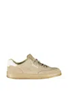 Blauer Beige Polyester Sneaker In Neutral