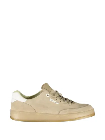 BLAUER SUEDE SNEAKERS