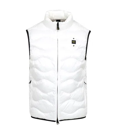 BLAUER BLAUER SWEATERS WHITE