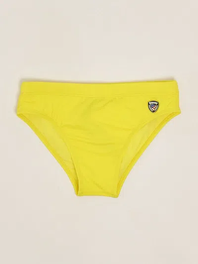 Blauer Kids' Swimwear Swim Shorts In Yellow