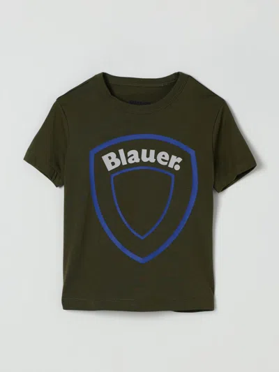 BLAUER T-SHIRT BLAUER KIDS COLOR GREEN,G73596012