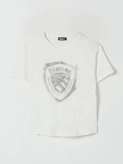 Blauer T-shirt  Kids Color White