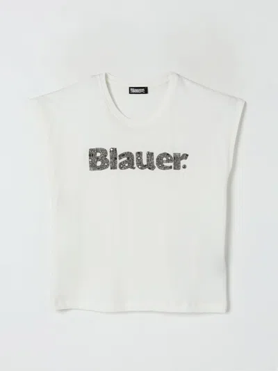 Blauer T-shirt  Kids Color White