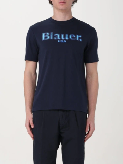 Blauer T-shirt  Men Colour Blue