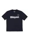 Blauer T-shirt Man  _ In Blue