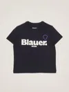 Blauer T-shirt M/c Alexander T-shirt In Blue