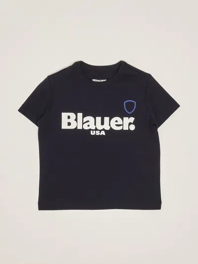 Blauer Kids' T-shirt M/c Alexander T-shirt In Blue