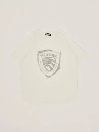 Blauer Kids' T-shirt M/c Tyler T-shirt In White
