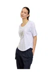 Blauer T-shirt Woman  25sbldh02377-bi Crystal In White