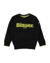 Blauer Babies' . Toddler Boy Sweatshirt Black Size 6 Cotton, Polyester