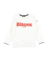 Blauer . Toddler Boy Sweatshirt White Size 6 Cotton, Polyester In White