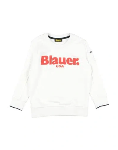 Blauer Babies' . Toddler Boy Sweatshirt White Size 6 Cotton, Polyester