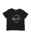 Blauer . Toddler Girl T-shirt Black Size 6 Cotton In Black